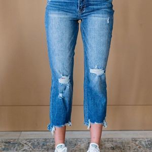 New! 💕 RISEN Good Times Cropped Jeans NWT